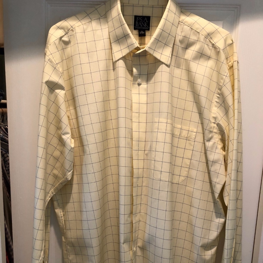 Joseph A Bank long sleeve dress shirt 100% cotton
